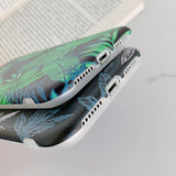 Vintage Green Banana Leaf Phone Case Back Cover for iPhone 11 Pro Max/11 Pro/11/XS Max/XR/XS/X/8 Plus/8 - halloladies