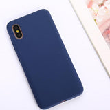 Fashion Candy Color Soft TPU Phone Case Back Cover for iPhone XS Max/XR/XS/X/8 Plus/8/7 Plus/7/6s Plus/6s/6 Plus/6 - halloladies