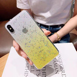 Glitter Powder Gradient Phone Case Back Cover - iPhone 11 Pro Max/11 Pro/11/XS Max/XR/XS/X/8 Plus/8/7 Plus/7 - halloladies