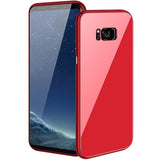 Colorful Magnetic Adsorption PC+Tempered Glass Phone Case Back Cover - iPhone 11 Pro Max/11 Pro/11/XS Max/XR/XS/X/8 Plus/8/7 Plus/7 - halloladies