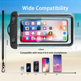 Luminous Watertight Universal Waterproof Phone Case Back Cover for iPhone 11/11 Pro/11 Pro Max/XS Max/XR/XS/X/8 Plus/8/7 Plus/7 - halloladies