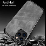 Fabric Cloth Texture Phone Case Back Cover - iPhone 11 Pro Max/11 Pro/11/XS Max/XR/XS/X/8 Plus/8 - halloladies