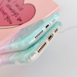 Dream Shell Gradient Rainbow Soft TPU Phone Case Back Cover for iPhone 11 Pro Max/11 Pro/11/XS Max/XR/XS/X/8 Plus/8/7 Plus/7 - halloladies