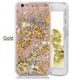 Glitter Liquid Quicksand Shining Diamond Phone Case Back Cover for iPhone X/8 Plus/8/7 Plus/7/6s Plus/6s/6 Plus/6 - halloladies
