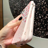 Cute Pink Flower Phone Case Back Cover for iPhone 11 Pro Max/11 Pro/11/XS Max/XR/XS/X/8 Plus/8/7 Plus/7 - halloladies