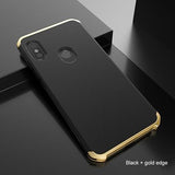 Luxury Contrast Color Metal Aluminum Armor Phone Case Back Cover - iPhone 11 Pro Max/11 Pro/11/XS Max/XR/XS/X/8 Plus/8/7 Plus/7 - halloladies