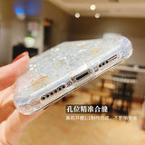 Simple Glitter Colorful Foil Soft TPU Phone Case Back Cover for iPhone 11 Pro Max/11 Pro/11/XS Max/XR/XS/X/8 Plus/8/7 Plus/7 - halloladies