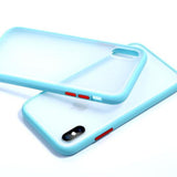 Transparent Anti-shock Frame Silicone Phone Case Back Cover for iPhone 11/11 Pro/11 Pro Max/XS Max/XR/XS/X/8 Plus/8/7 Plus/7 - halloladies