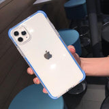 Shockproof Bumper Transparent Soft Phone Case Back Cover - iPhone 12 Pro Max/12 Pro/12/12 Mini/SE/11 Pro Max/11 Pro/11/XS Max/XR/XS/X/8 Plus/8 - halloladies