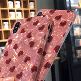 Fashion Love Heart Dream Shell Soft Phone Case Back Cover - iPhone 12 Pro Max/12 Pro/12/12 Mini/SE/11 Pro Max/11 Pro/11/XS Max/XR/XS/X/8 Plus/8 - halloladies