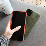Soft Plush Phone Case Back Cover - iPhone 12 Pro Max/12 Pro/12/12 Mini/SE/11 Pro Max/11 Pro/11/XS Max/XR/XS/X/8 Plus/8 - halloladies