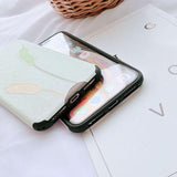 Retro Flower Matte Corner Protection Soft TPU Phone Case Back Cover - iPhone XS Max/XR/XS/X/8 Plus/8/7 Plus/7/6s Plus/6s/6 Plus/6 - halloladies