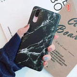 Simple Marble Soft TPU Phone Case Back Cover - iPhone 11/11 Pro/11 Pro Max/XS Max/XR/XS/X/8 Plus/8/7 Plus/7 - halloladies