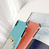 Cartoon Shiba Inu Dog Phone Case Back Cover - iPhone 11/11 Pro/11 Pro Max/XS Max/XR/XS/X/8 Plus/8/7 Plus/7 - halloladies