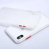Transparent Anti-shock Frame Silicone Phone Case Back Cover for iPhone 11/11 Pro/11 Pro Max/XS Max/XR/XS/X/8 Plus/8/7 Plus/7 - halloladies