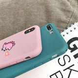 Cute Couple Fire Dragon Phone Case Back Cover - iPhone 12 Pro Max/12 Pro/12/12 Mini/SE/11 Pro Max/11 Pro/11/XS Max/XR/XS/X/8 Plus/8/7 Plus/7/6s Plus/6s/6 Plus/6 - halloladies