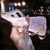 Diamond Wristband Shell Soft Phone Case Back Cover for iPhone 11 Pro Max/11 Pro/11/XS Max/XR/XS/X/8 Plus/8/7 Plus/7 - halloladies