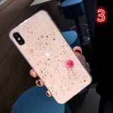 Glitter Gold Foil Gradient Phone Case Back Cover for iPhone 11/11 Pro/11 Pro Max/XS Max/XR/XS/X/8 Plus/8/7 Plus/7 - halloladies