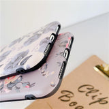 Retro Flower Shockproof Soft TPU iPhone Case Back Cover for iPhone 11 Pro Max/11 Pro/11/XS Max/XR/XS/X/8 Plus/8/7 Plus/7 - halloladies