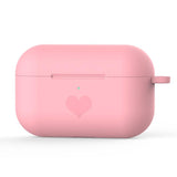 Candy Color Love Heart Key Chain Wireless Bluetooth Earphone Cases for Airpods Pro - halloladies