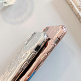 Rose Gold Uneven Plating Soft Phone Case Back Cover - iPhone 11/11 Pro/11 Pro Max/XS Max/XR/XS/X/8 Plus/8/7 Plus/7 - halloladies
