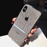 Luxury Transparent Phone Case Back Cover for iPhone 11 Pro Max/11 Pro/11/XS Max/XR/XS/X/8 Plus/8/7 Plus/7/6s Plus/6s/6 Plus/6 - halloladies