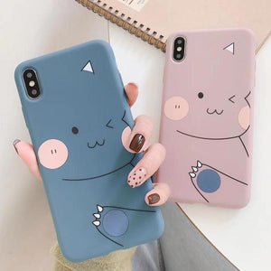 Cartoon Cute Dinosaur Unicorn Soft TPU Phone Case Back Cover for iPhone 11/11 Pro/11 Pro Max/XS Max/XR/XS/X/8 Plus/8/7 Plus/7 - halloladies