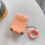 Creative Luggage Candy Color Airpods Case Wireless Bluetooth Earphone Cases for Airpods - halloladies