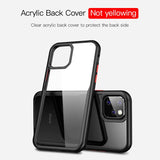 Luxury Clear Shockproof Soft Phone Case Back Cover - iPhone 11 Pro Max/11 Pro/11 - halloladies