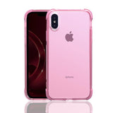 Special Simple Solid Color Transparent Airbag Phone Case Back Cover - iPhone 11 Pro Max/11 Pro/11/XS Max/XR/XS/X/8 Plus/8/7 Plus/7 - halloladies