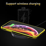 Ultra Thin Soft Edge Shockproof Transparent Glass Phone Case Back Cover - iPhone 11 Pro Max/11 Pro/11/XS Max/XR/XS/X/8 Plus/8/7 Plus/7/6s Plus/6s/6 Plus/6 - halloladies