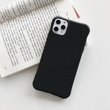 Candy Color Soft Silicone Phone Case Back Cover for iPhone 11/11 Pro/11 Pro Max/XS Max/XR/XS/X/8 Plus/8/7 Plus/7 - halloladies