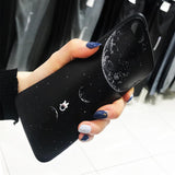 Simple Relief Space Planet Astronaut Soft TPU Phone Case Back Cover for iPhone 12 Pro Max/12 Pro/12/12 Mini/SE/11 Pro Max/11 Pro/11/XS Max/XR/XS/X/8 Plus/8 - halloladies