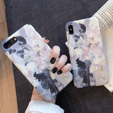 Retro Graffiti Painting Matte Hard PC Phone Case Back Cover for iPhone 11/11 Pro/11 Pro Max/XS Max/XR/XS/X/8 Plus/8/7 Plus/7 - halloladies