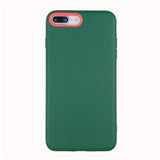 Contrast Candy Color Soft TPU Phone Case Back Cover for iPhone 11/11 Pro/11 Pro Max/XS Max/XR/XS/X/8 Plus/8/7 Plus/7 - halloladies