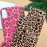 Fashion Leopard Print Matte Hard Phone Case Back Cover - iPhone 11/11 Pro/11 Pro Max/XS Max/XR/XS/X/8 Plus/8/7 Plus/7 - halloladies