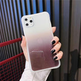 Glitter Powder Gradient Color Transparent Soft Phone Case Back Cover - iPhone 11/11 Pro/11 Pro Max/XS Max/XR/XS/X/8 Plus/8/7 Plus/7 - halloladies
