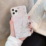 Classic Marble Glossy Phone Case Back Cover for iPhone 11/11 Pro/11 Pro Max/XS Max/XR/XS/X/8 Plus/8/7 Plus/7 - halloladies