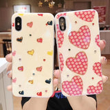 Shiny Crystal Love Heart Phone Case Back Cover - iPhone XS Max/XR/XS/X/8 Plus/8/7 Plus/7/6s Plus/6s/6 Plus/6 - halloladies