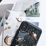 3D Space Moon Star Planet Phone Case Back Cover - iPhone 12 Pro Max/12 Pro/12/12 Mini/SE/11 Pro Max/11 Pro/11/XS Max/XR/XS/X/8 Plus/8 - halloladies