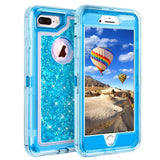 Glitter Liquid Quicksand Phone Case Back Cover - iPhone 11 Pro Max/11 Pro/11/XS Max/XR/XS/X/8 Plus/8/7 Plus/7/6s Plus/6s/6 Plus/6 - halloladies
