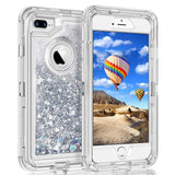 Glitter Liquid Quicksand Phone Case Back Cover - iPhone 11 Pro Max/11 Pro/11/XS Max/XR/XS/X/8 Plus/8/7 Plus/7/6s Plus/6s/6 Plus/6 - halloladies