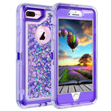 Glitter Liquid Quicksand Phone Case Back Cover - iPhone 11 Pro Max/11 Pro/11/XS Max/XR/XS/X/8 Plus/8/7 Plus/7/6s Plus/6s/6 Plus/6 - halloladies