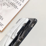Simple Marble Line Phone Case Back Cover - iPhone 11 Pro Max/11 Pro/11/XS Max/XR/XS/X/8 Plus/8/7 Plus/7/6s Plus/6s/6 Plus/6 - halloladies