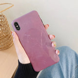 Simple Marble Soft IMD Phone Case Back Cover for iPhone 12 Pro Max/12 Pro/12/12 Mini/SE/11 Pro Max/11 Pro/11/XS Max/XR/XS/X/8 Plus/8 - halloladies