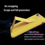 Candy Color Magnetic Bracket Phone Case Back Cover for iPhone 11/11 Pro/11 Pro Max/XS Max/XR/XS/X/8 Plus/8/7 Plus/7 - halloladies