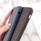 Fabric Cloth Phone Case Back Cover - iPhone XS Max/XR/XS/X/8 Plus/8/7 Plus/7/6s Plus/6s/6 Plus/6 - halloladies