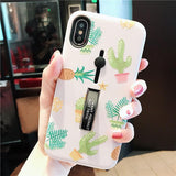Pineapple Fruit with Hide Ring Stand Holder Phone Case Back Cover for iPhone XS Max/XR/XS/X/8 Plus/8/7 Plus/7/6s Plus/6s/6 Plus/6 - halloladies