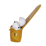 Solid Color Tassel Leather Key Chain Wireless Bluetooth Earphone Cases - Airpods Pro - halloladies