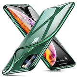 Plating Solid Color Edge Soft Clear Phone Case Back Cover - iPhone 11/11 Pro/11 Pro Max/XS Max/XR/XS/X/8 Plus/8/7 Plus/7 - halloladies